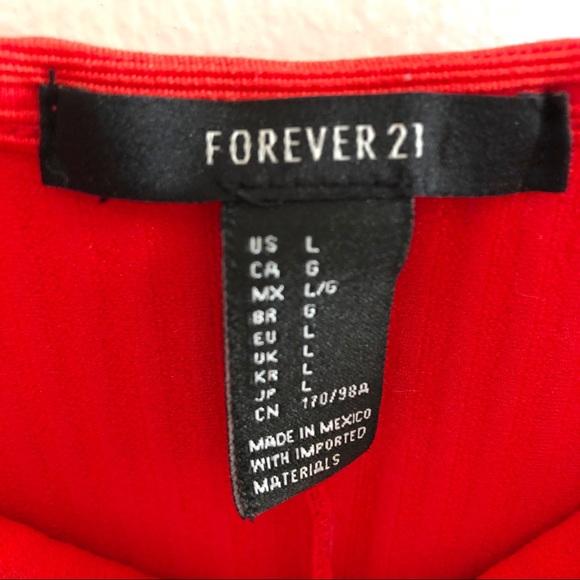 2/$20 Forever 21 F21 Ribbed Mini Dress - Picture 6 of 8